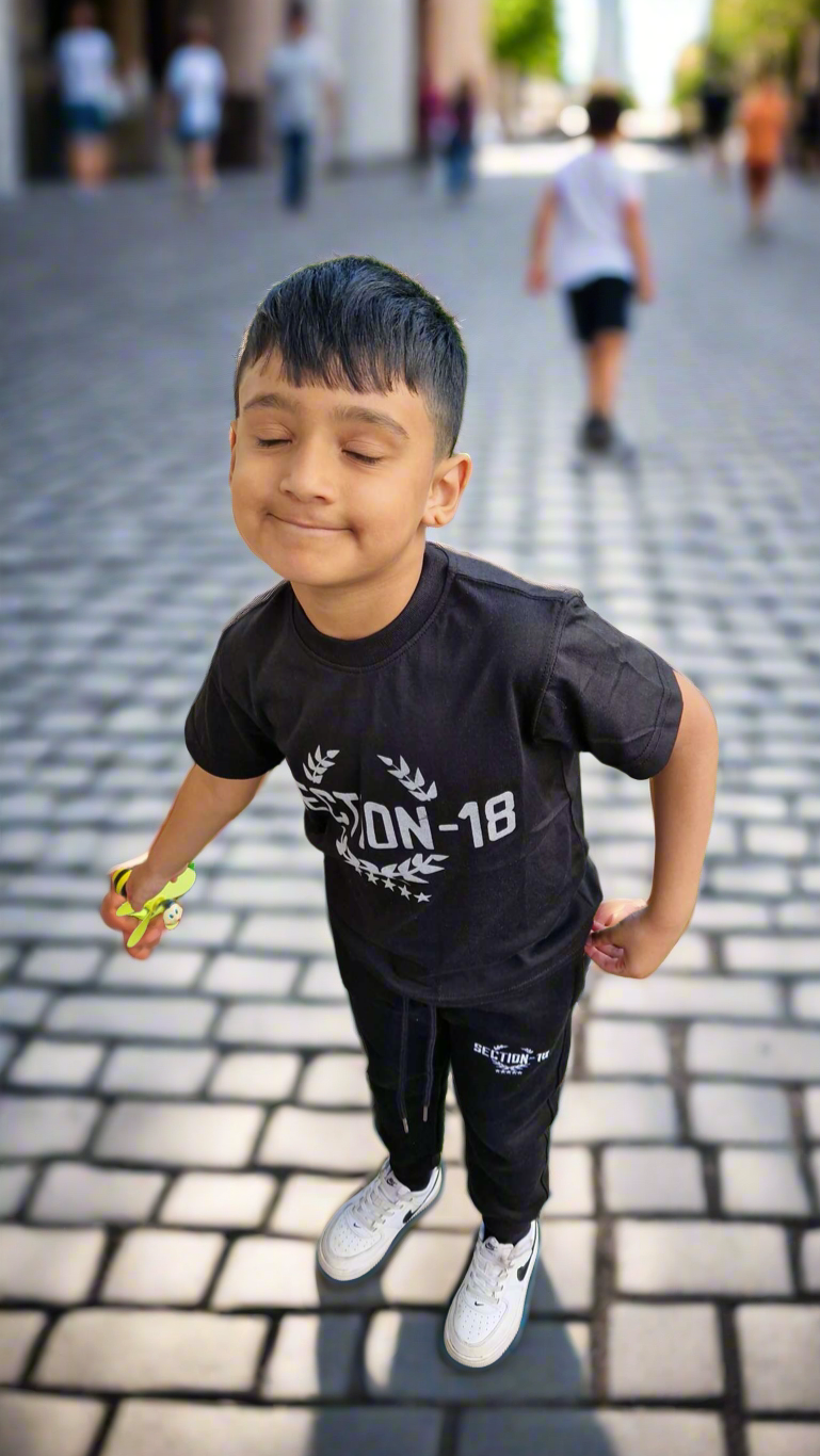 KIDS Cotton T Shirt- Reflective